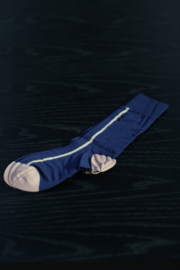 shushutong sports striped knitted socks SS22AC07 dark blue